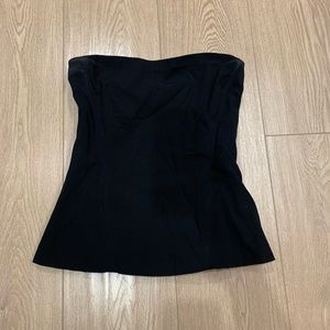 Donna Karan Collection strapless black top